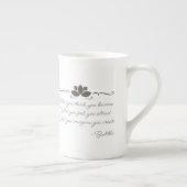 Boeddha Wet op de aantrekkingskracht van de Chines Porselein Kop (Rechts)