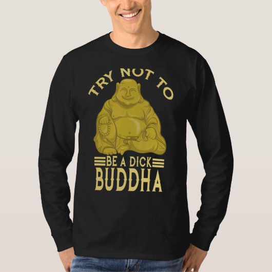 Boeddha Wisdom Religie Boeddhisme Meditaat T-shirt (Voorkant)