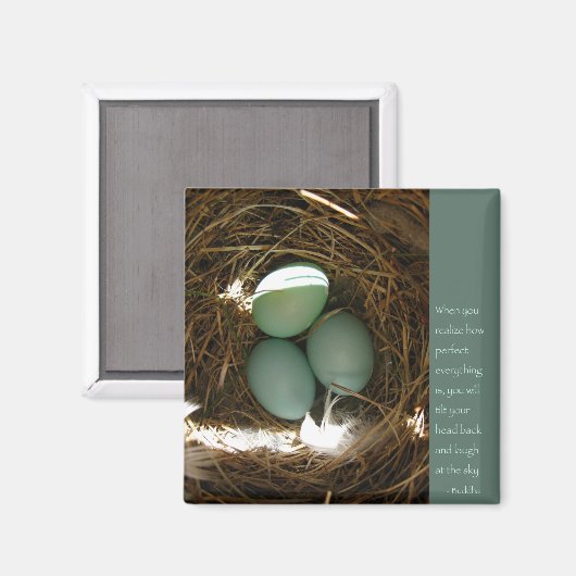 Boeddha woorden van wijsheid magneet (Voorkant / Achterkant)