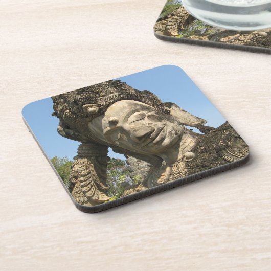 Boeddha wordt teruggekruid ... Nong Khai, Isan, Th Bier Onderzetter (Linkerzijde)