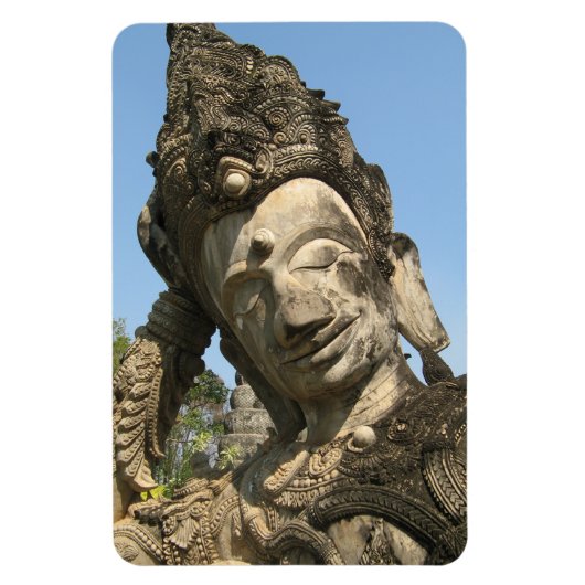 Boeddha wordt teruggekruid ... Nong Khai, Isan, Th Magneet (Verticaal)