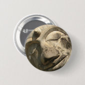 Boeddha wordt teruggekruid ... Nong Khai, Isan, Th Ronde Button 5,7 Cm (Voorkant /achterkant)