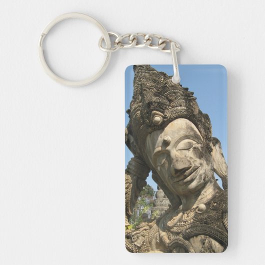 Boeddha wordt teruggekruid ... Nong Khai, Isan, Th Sleutelhanger (Voorkant)