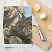 Boeddha wordt teruggekruid ... Nong Khai, Isan, Th Theedoek (Quarter Fold)