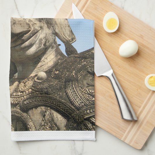 Boeddha wordt teruggekruid ... Nong Khai, Isan, Th Theedoek (Quarter Fold)