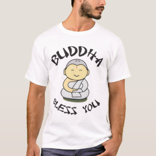 Boeddha zegent u - Schattige Happy Buddha T-shirt