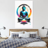 Boeddha Zen Art Canvas Afdruk (Insitu (Slaapkamer))