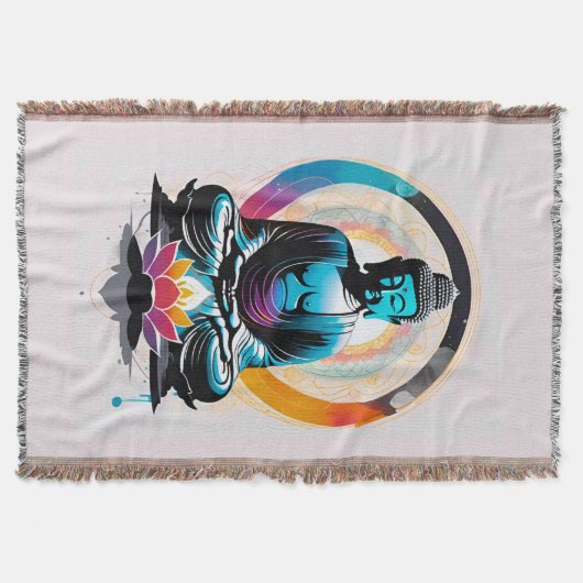 Boeddha Zen Art Deken (Voorkant)