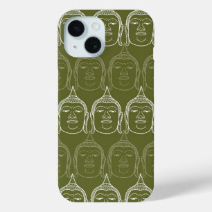 Boeddha zen Art Spiritueel Aziatisch Modern Art Pa iPhone 15 Case