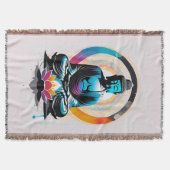 Boeddha Zen Kunst Deken (Voorkant)