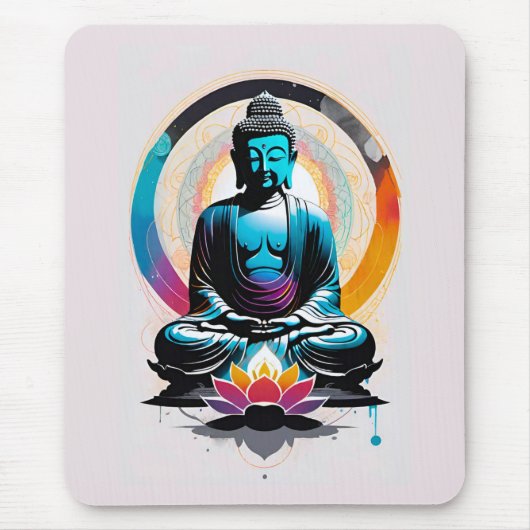 Boeddha Zen Kunst Muismat (Voorkant)