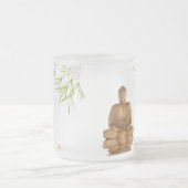 Boeddha, zen, rust, vrede genezing, schoonheid matglas koffiemok (Center)
