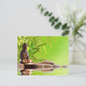 boeddha zen serenity garden briefkaart (Staand voorkant)