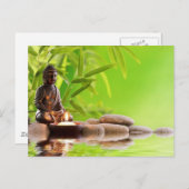 boeddha zen serenity garden briefkaart (Voorkant / Achterkant)