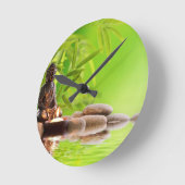 boeddha zen serenity garden ronde klok (Hoek)