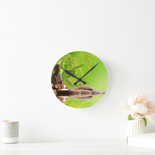 boeddha zen serenity garden ronde klok (Huis)