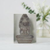 Boeddha zit in meditatie op de Naga, Angkor Briefkaart (Staand voorkant)