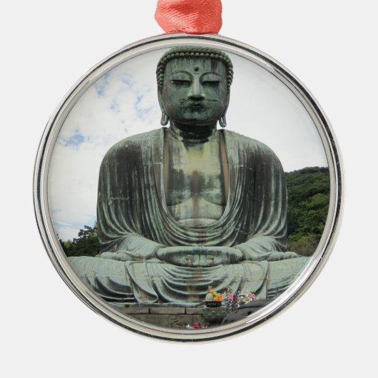 Boeddhabeeld Boeddhisme Metalen Ornament (Voorkant)