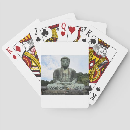 Boeddhabeeld Boeddhisme Pokerkaarten (Achterkant)