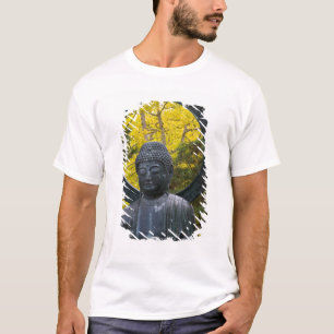 Boeddhabeeld in de Japanse Tuinen Gouden T-shirt
