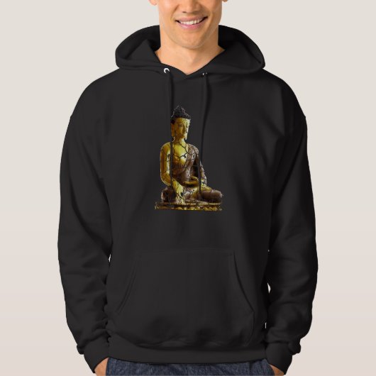Boeddhabeeld in nood hoodie (Voorkant)
