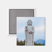 Boeddhabeeld in Zuid-Korea, Azië Magneet (Voorkant / Achterkant)