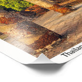 Boeddhabeeld, Wat Mahathat, Sukhothai Foto Afdruk (Hoek)