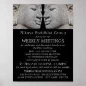 Boeddhabeelden, Boeddhistische groep Adverteren Poster (Voorkant)