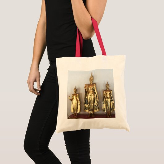 Boeddhabeelden in Bangkok Tote Bag (Voorkant (product))