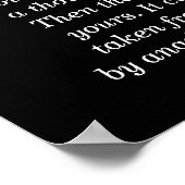 Boeddhacitaat - poster kunst (Hoek)