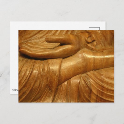 Boeddhahand Briefkaart (Voorkant / Achterkant)