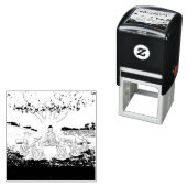 Boeddha's eerste preek leert zelfinktstempel  zelfinktende stempel (In situ)