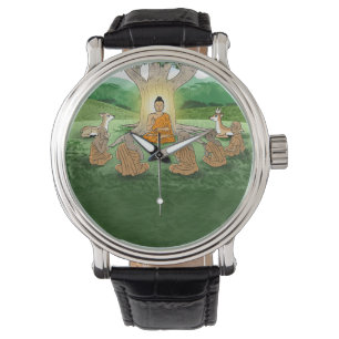 Boeddha's eerste preek onderricht horloge