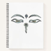 Boeddha's eyes notebook notitieboek (Voorkant)