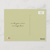 Boeddha's Hoofd Gele Gezicht Offset Moderne Pop St Briefkaart (Achterkant)