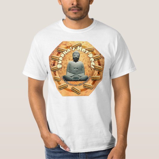 Boeddha's hotdogs T-Shirt (Voorkant)