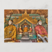 Boeddhas in een tempel briefkaart (Voorkant)