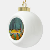 Boeddha's laatste Nirvana kerstversiering Keramische Bal Ornament (Rechts)