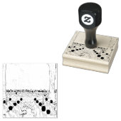 Boeddha's laatste Nirvana Rubber Stamp Rubberstempel (Gestempeld)