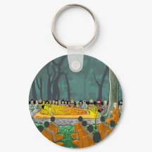 Boeddha's laatste Nirvana Sleutelhanger