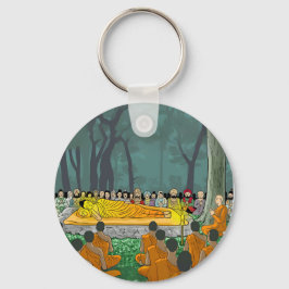 Boeddha's laatste Nirvana Sleutelhanger