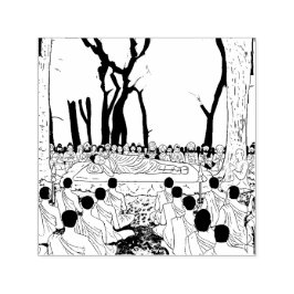 Boeddha's laatste Nirvana zelfinktstempel Zelfinktende Stempel