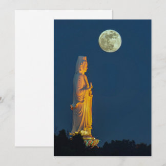 Boeddha's leven, meditatie en mededogen feestdagenkaart