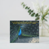 Boeddha's Quote Briefkaart (Staand voorkant)