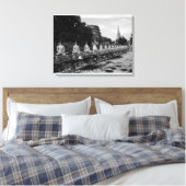 Boeddha's van Ayutthaya Canvas Afdruk (Insitu (Slaapkamer))