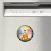 Boeddha's Verlichting & Dharma Wielmagneet Magneet (Insitu (Vaatwasser))