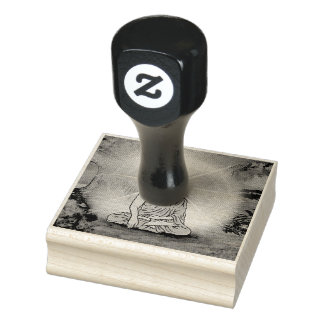 Boeddha's Verlichting Rubber Stamp Rubberstempel