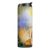 Boeddha's Verlichting Tumbler Thermosbeker (Gedraaid links)