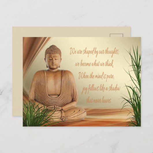 Boeddha's Wisdom Briefkaart (Voorkant / Achterkant)