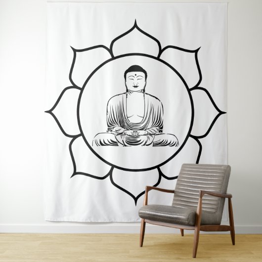 BoeddhaTapijt Wandkleed (In situ)